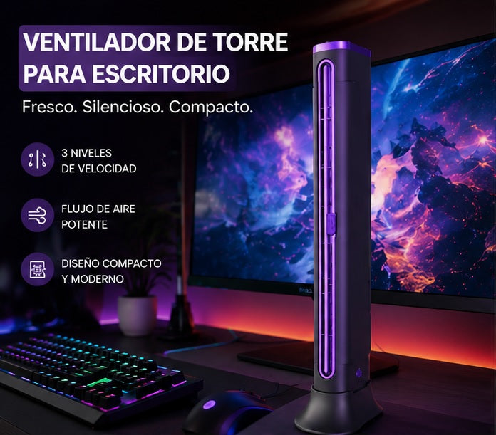 Air Dax Ultra - Ventilador de Torre Sobremesa